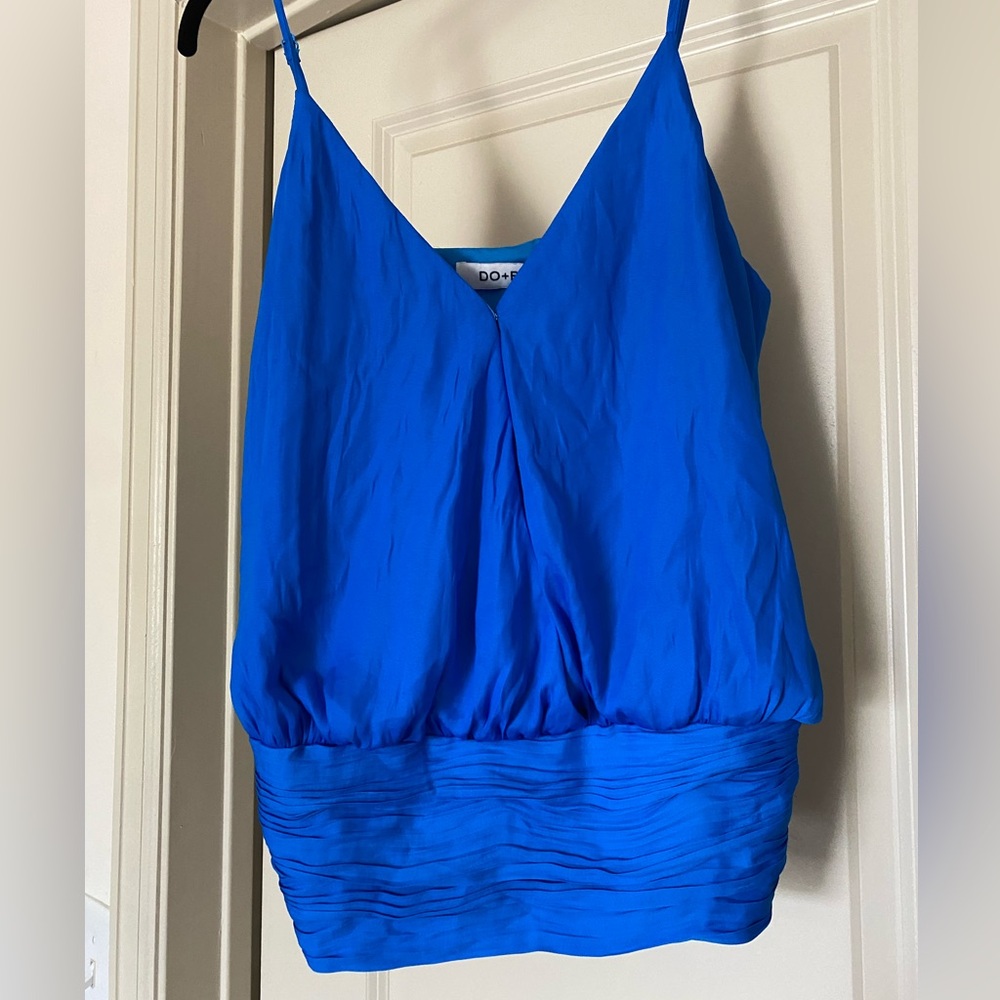 NWT Royal Blue Top Blue Spero Boutique Size L